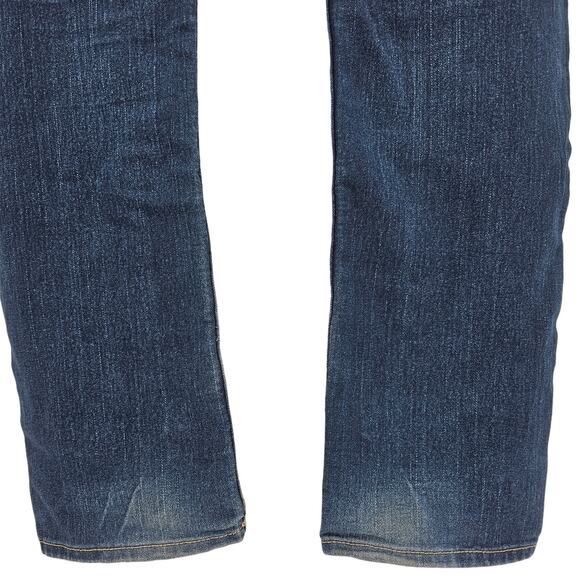 Flying Machine Mens size 34X32 Slim Tapered Michael Denim Blue Jeans Fading Mid - Picture 5 of 8